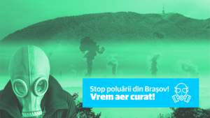 Brașovenii protestează împotriva poluării