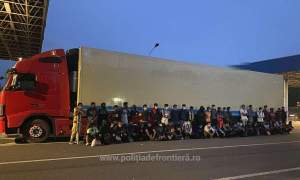 50 de migranți, ascunși într-un camion frigorific care transporta oase cabaline