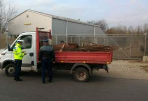 Opt tone de metale confiscate de polițiști în urma acțiunii pentru siguranța transporturilor