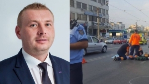 IMAGINI DE COȘMAR! Bărbatul accidentat mortal de avocatul Iulian Gafon n-a avut nicio șansă: a fost spulberat de mașină și aruncat în aer ca o păpușă (VIDEO)