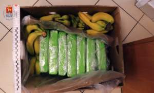 160 de kilograme de cocaină, ascunse în cutii de banane cu destinația Carrefour Polonia
