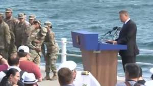 Semper Fi! Unui militar american i s-a făcut rău la ceremoniile de Ziua Marinei de la Constanța
