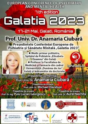 Conferința Europeană de Psihiatrie și Sănătate Mintală „Galatia 2023”, ediția a VII-a