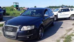 Audi A6 căutat de polițiștii din Franța, depistat în Vama Petea