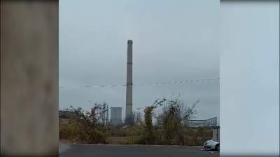Detonare eșuată la Termocentrala Doicești. Coș de fum, înalt de 20 metri, rămas în picioare (VIDEO)