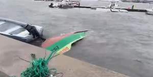Un velier și mai multe bărci pescărești s-au scufundat în portul turistic Tomis (VIDEO)