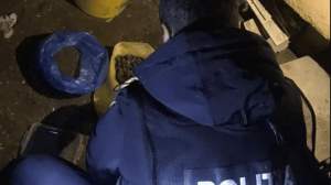 Captură de heroină și cannabis în București: traficanții au aruncat pe geam rucsacul cu droguri, care a căzut la picioarele polițiștilor