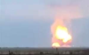 Explozie la un depozit de muniţie dintr-o bază militară rusă din Peninsula Crimeea: doi civili au murit (VIDEO)