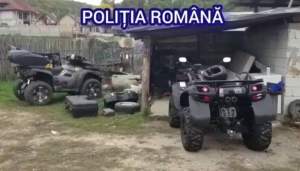 ATV-uri furate din Germania descoperite din întâmplare de polițiștii argeșeni