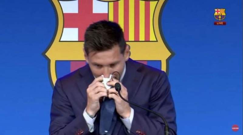 Messi, în lacrimi la conferinţa de presă: „Am făcut tot timpul ce am putut ca eu și clubul Barcelona să fim cei mai buni din lume”