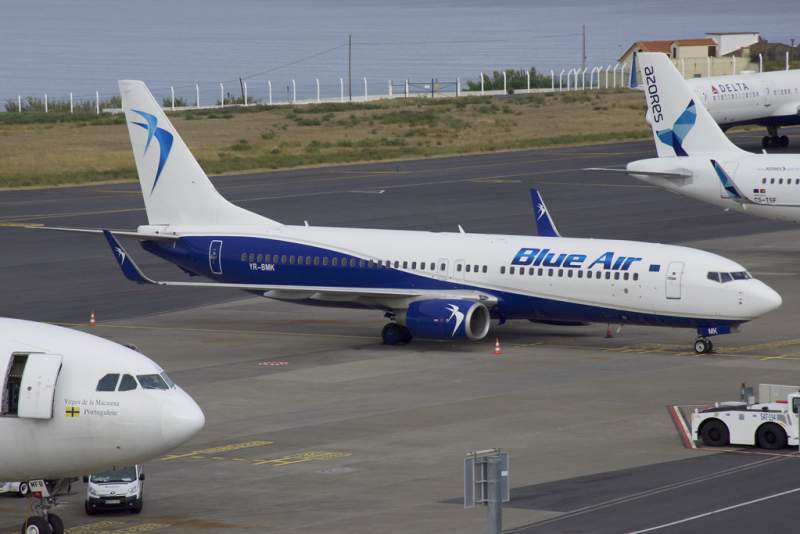 ANAF a început să pună sechestru pe aeronave Blue Air