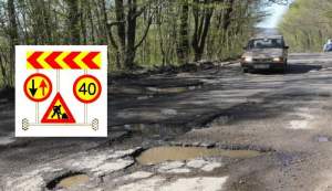 Atenție șoferi: a cedat șoseaua dintre Voinești și Țibănești