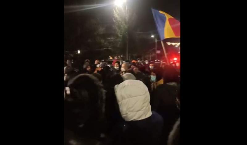 Un nou protest al localnicilor din Bolintin Vale (VIDEO)