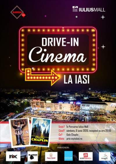 DRIVE-IN CINEMA, la IULIUS MALL Iași! Vezi ce filme poți urmări în weekend