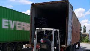 Încă un container cu deșeuri din cauciuc, descoperit în Portul Constanța Sud Agigea: marfa a sosit din Germania și trebuia să ajungă la o firmă din Vâlcea