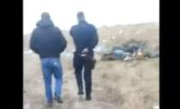 10.000 de lei amendă pentru un ieșean prins în timp ce arunca saci cu gunoi pe un câmp din Tomești (VIDEO)