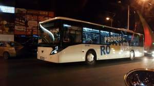 Autobuze produse în România pe străzile din Chișinău
