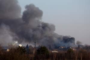 Război în Ucraina: Rachete ruse au lovit o zonă din apropierea aeroportului oraşului Lvov