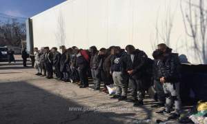 15 migranți ascunși într-o remorcă frigorifică, depistați la Calafat