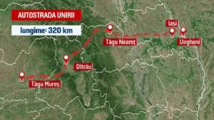 Autostrada „Unirii” A8: Contract atribuit pe 59 de milioane de lei pentru proiectarea tronsoanelor Tg. Neamț - Iași – Ungheni
