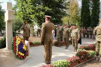 Lupii Negri nu mor niciodată! Troiţă în cinstea primilor militari români ucişi în Afganistan, sfințită în curtea Batalionului 151 Infanterie Iași