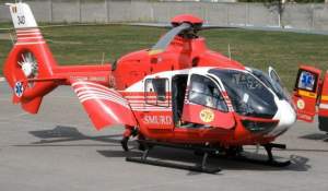 Elicopterul SMURD, chemat de urgență pentru salvarea vieții unui bebeluș intoxicat cu nitriți