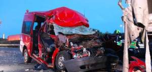 Microbuz românesc implicat într-un grav accident pe Autostrada M1 din Ungaria: cinci persoane au murit