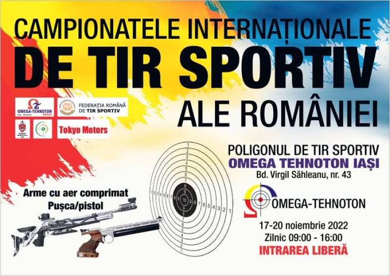 Iașul găzduiește Campionatele internaționale de tir sportiv ale României