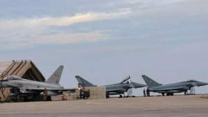 Trei aeronave Eurofighter Typhoon din Germania au aterizat la Baza militară „Mihail Kogălniceanu”