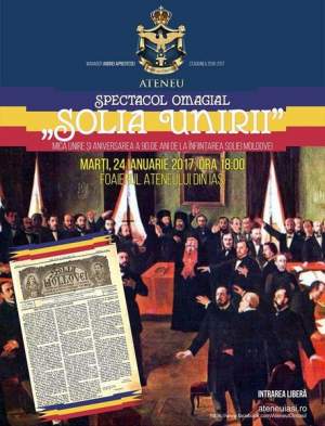 Spectacol omagial „Solia Unirii”, la Ateneul Tătărași